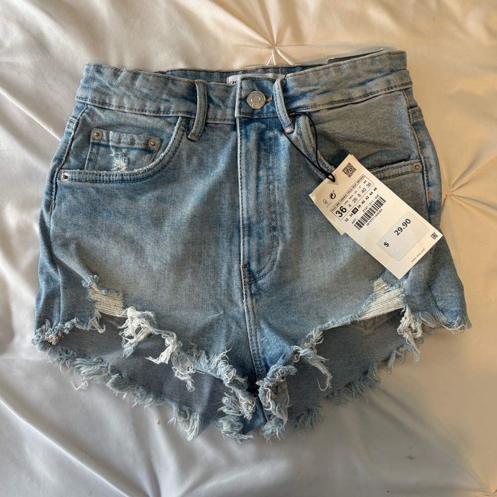 Zara denim shorts